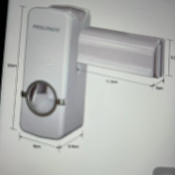 Press2Paste hands free toothpaste dispenser NEW NWT - Picture 3 of 8